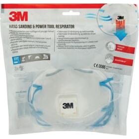 STØVMASKE 8822 M/VENTIL 3PK