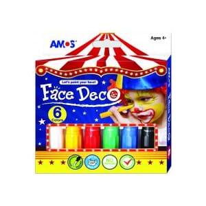 AMOS ANSIKTSSMINKE 6FARGER