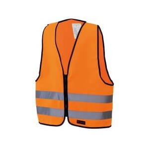 REFLEKSVEST M/GLIDELÅS 4-6ÅR XS ORANSJE