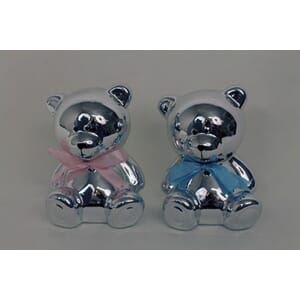 KER. SPAREBAMSE SØLV LITEN