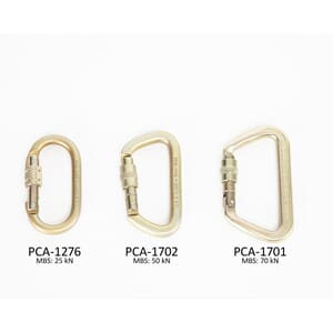 KARABIN 2,5TONN M/LÅS, 25kN