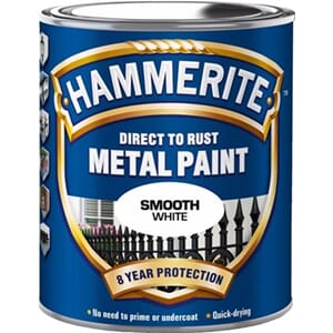 HAMMERITE 250ML.HVIT GLATT